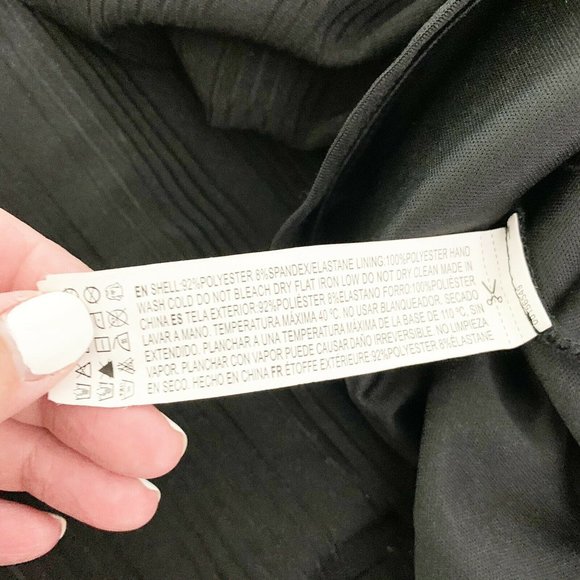 Forever21 Plus Bodycon Mini Dress Solid Black 3X - Picture 3 of 8